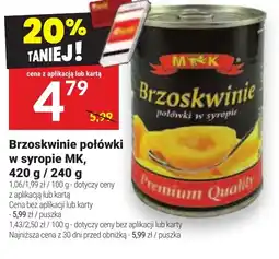 Twój Market Brzoskwinie połówki w syropie M&K oferta