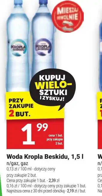 Twój Market Woda Kropla Beskidu oferta