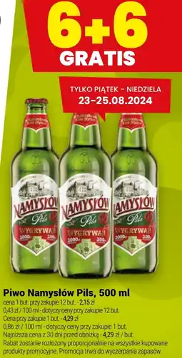 Twój Market Piwo Namysłów Pils oferta