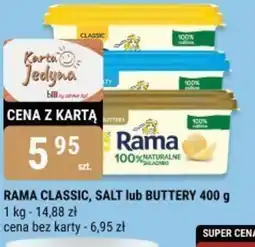 bi1 Rama Classic, Salt lub Buttery oferta