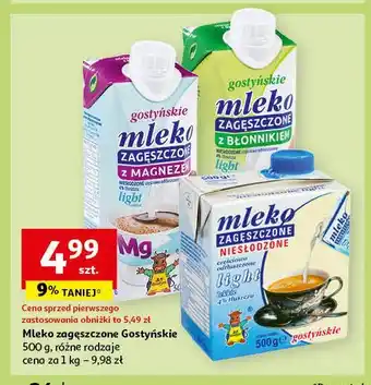 ALDI Mleko zagęszczone light z magnezem 1 SZT 500 G oferta