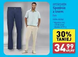 ALDI UP2FASHION Spodnie z lnem oferta