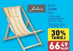 ALDI BELAVI Leżak oferta