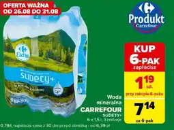 Carrefour Woda mineralna Carrefour oferta