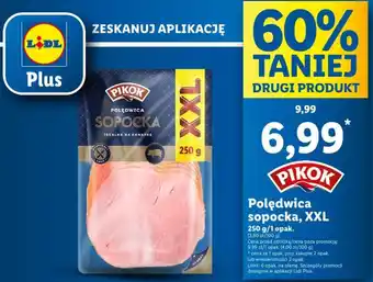 Lidl PIKOK Polędwica sopocka, XXL oferta