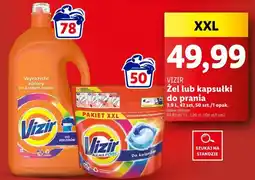 Lidl VIZIR Żel lub kapsułki do prania XXL oferta