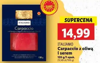 Lidl Carpaccio z oliwą i serem ITALIAMO oferta