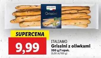 Lidl Grissini z oliwkami ITALIAMO oferta