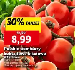 Lidl Polskie pomidory koktajlowe kiściowe oferta