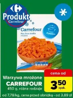 Carrefour Warzywa mrożone CARREFOUR oferta
