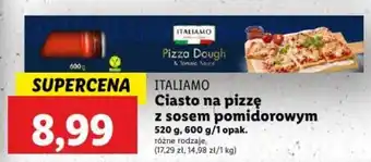 Lidl ITALIAMO Ciasto na pizzę z sosem pomidorowym oferta