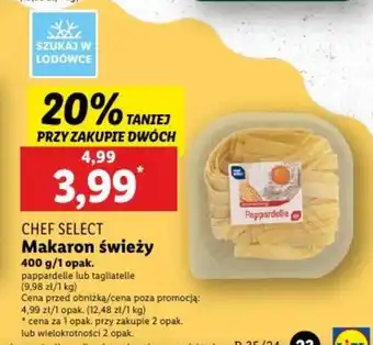 Lidl CHEF SELECT Makaron świeży oferta