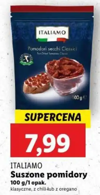 Lidl ITALIAMO Suszone pomidory oferta