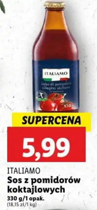 Lidl ITALIAMO Sos z pomidorów koktajlowych oferta