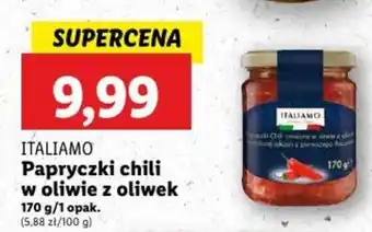 Lidl ITALIAMO Papryczki chili w oliwie z oliwek oferta