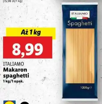 Lidl ITALIAMO Makaron spaghetti oferta