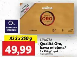 Lidl LAVAZZA Qualità Oro, kawa mielona oferta