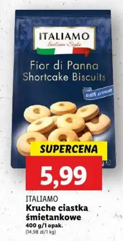 Lidl ITALIAMO Kruche ciastka śmietankowe oferta