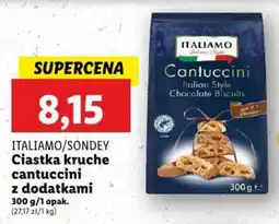 ITALIAMO / SONDEY Ciastka kruche cantuccini z dodatkami