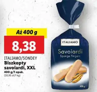 Lidl ITALIAMO / SONDEY Biszkopty savoiardi, XXL oferta