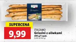 Lidl Grissini z oliwkami oferta