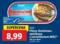 Lidl NIXE Filety śledziowe, opiekane, z certyfikatem MSC oferta