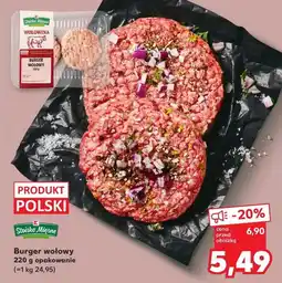 Kaufland Burger wołowy Stoisko Mięsne oferta