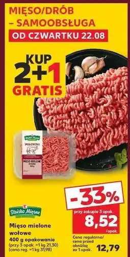 Kaufland Mięso mielone wołowe Stoisko Mięsne oferta