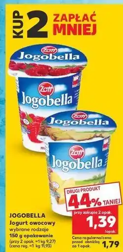 Kaufland Jogurt malina Zott Jogobella oferta
