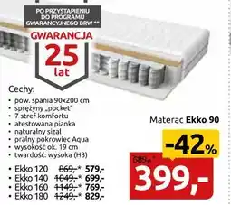 Black Red White Materac Ekko 90 oferta