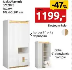 Black Red White Szafa Alameda SZF2D2S oferta