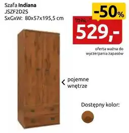 Black Red White Szafa Indiana JSZF2D2S oferta