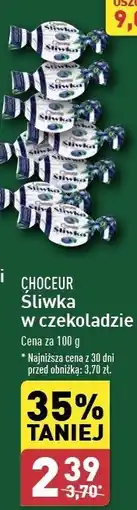 ALDI Śliwki w czekoladzie Choceur oferta