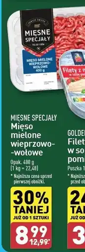 ALDI Mięso mielone wieprzowo wołowe Mięsne specjały oferta