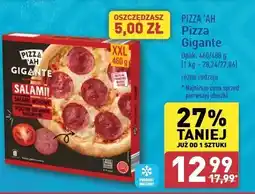 ALDI Pizza salami z kiełbasą wołową PIZZ'AH oferta