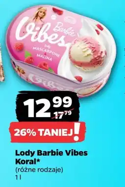 Netto Lody mascarpone i malina Koral vibes oferta