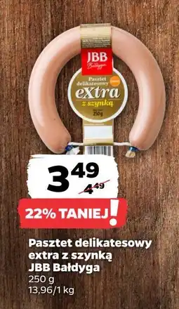Netto Pasztet delikatesowy extra z szynką Jbb bałdyga oferta