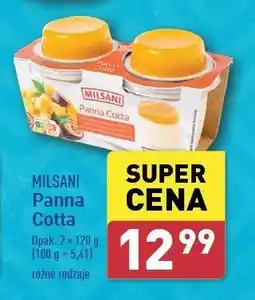 ALDI Deser panna cotta z mango i marakują Milsani oferta