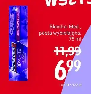 Rossmann Pasta do zębów olśniewająca biel 1 SZT 75 ML oferta