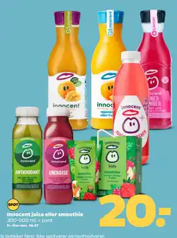 Netto Innocent juice eller smoothie oferta
