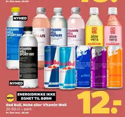 Netto Red Bull, Nobe eller Vitamin Well oferta