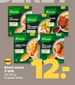 Netto Knorr sauce 3-pak oferta