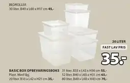 JYSK BASIC BOX OPBEVARINGSBOKS oferta
