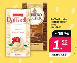Raffaello oder Rocher Tafel