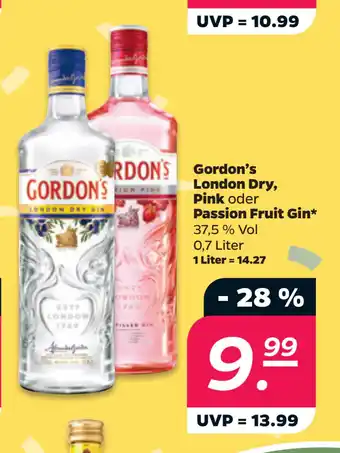 Netto Gordon’s London Dry, Pink oder Passion Fruit Gin oferta