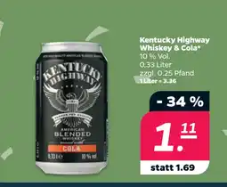 Netto Kentucky Highway Whiskey & Cola oferta
