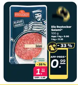 Netto Die Rostocker Salami oferta