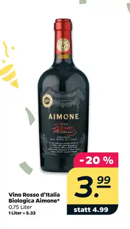 Netto Vino Rosso d’Italia Biologica Aimone oferta