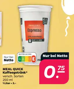 Netto MEAL QUICK Kaffeegetränk oferta