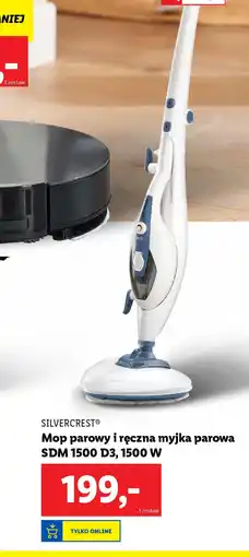 Lidl SILVERCREST Mop parowy i ręczna myjka parowa SDM 1500 D3 1500 W oferta